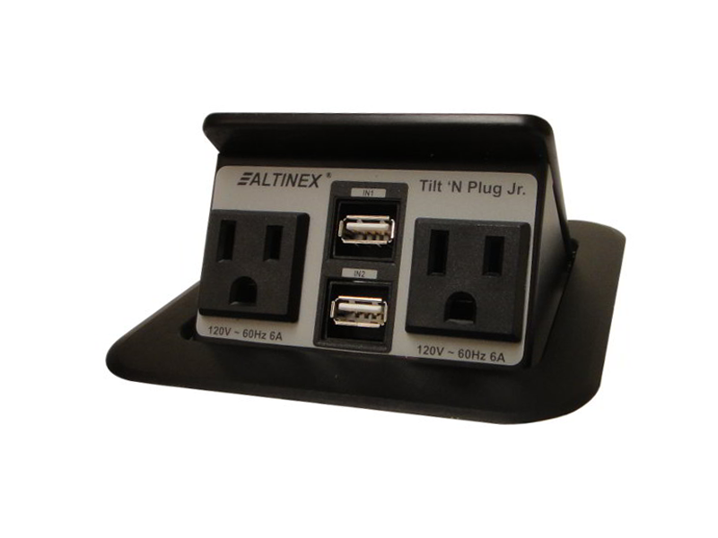 Altinex® Tilt n Plug Power & Data Hubs For Desktop