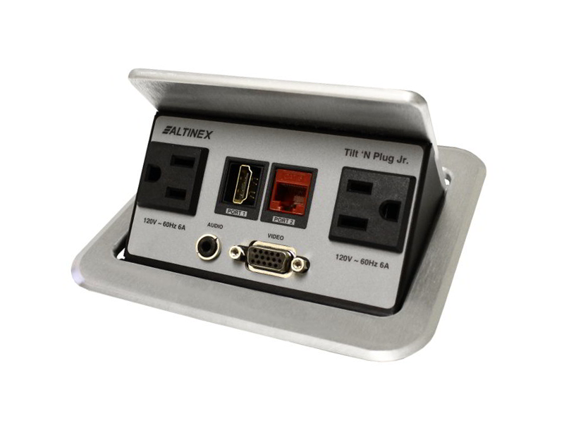 Altinex® Tilt n Plug Power & Data Hubs For Desktop