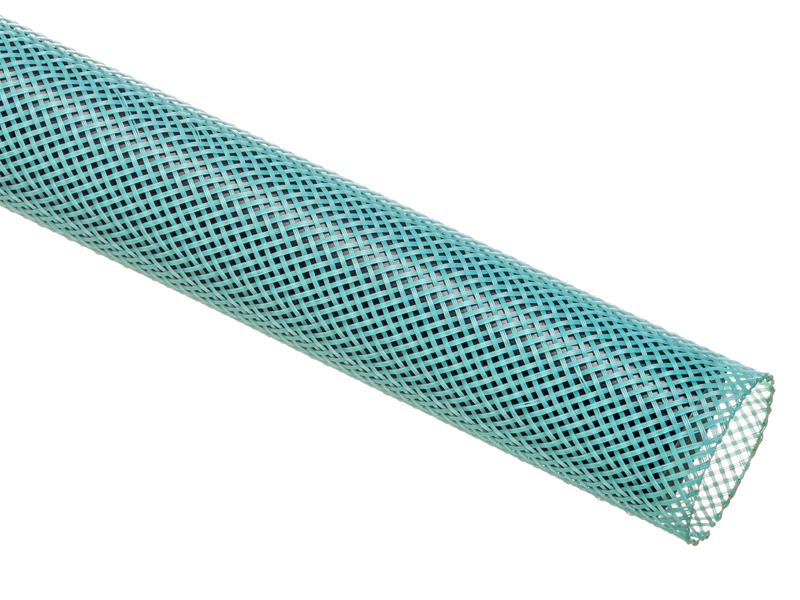3ft - 1/2 inch PET Expandable Braided Sleeving - Braided Cable Sleeve Blue  
