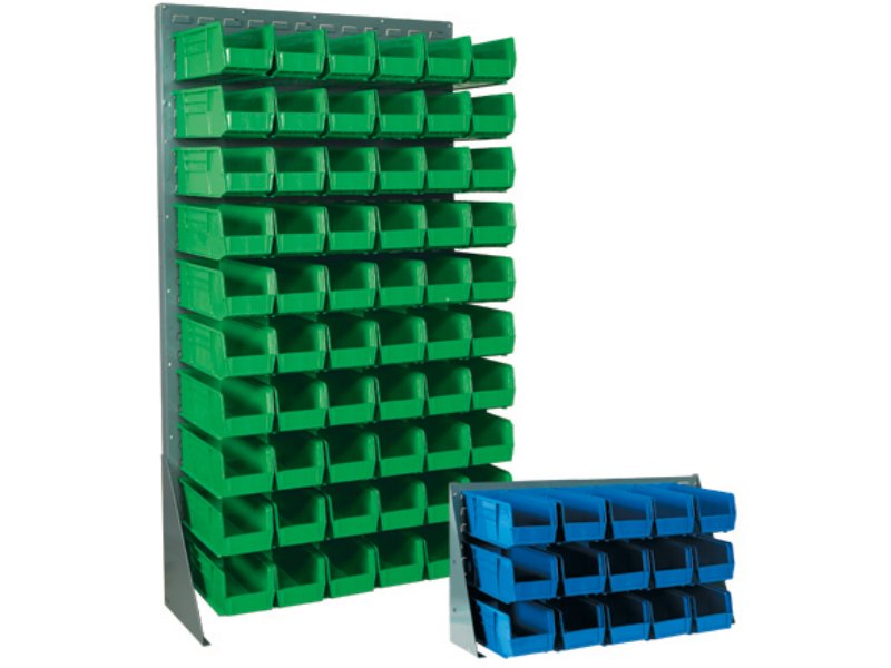Bench Rack Bin Organizer Floor Rack Bin Organizer Wall Mounted Bin
