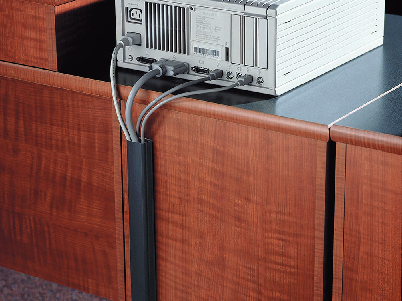 Black Latching Cable Raceway