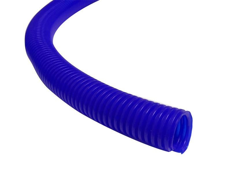 BLUE PE Polyethylene Wire loom tubing 1/4 10ft