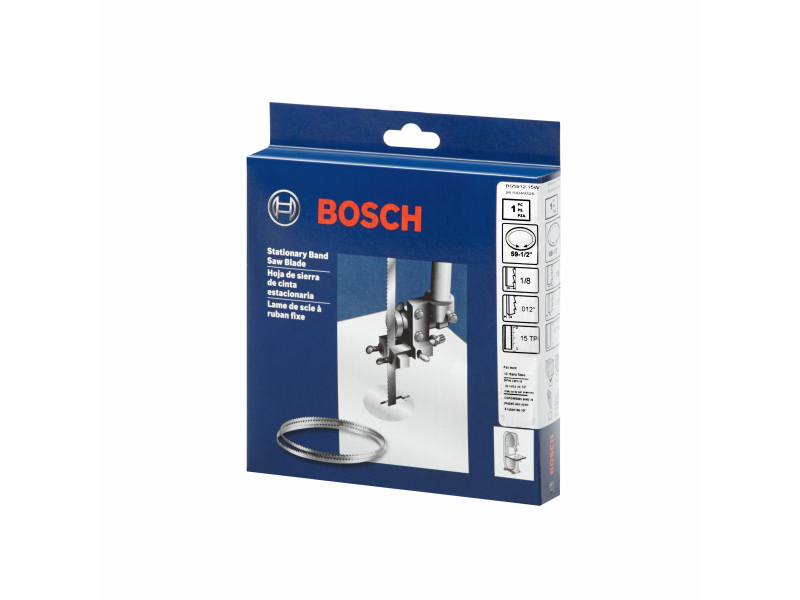 BOSCH® 591/2 In. 15 TPI General Purpose Stationary Band Saw Blade BS591215W