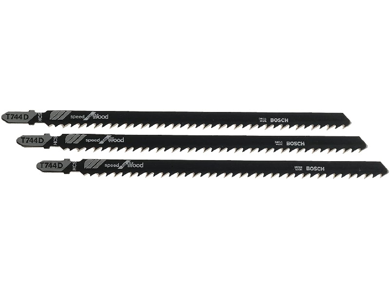 BOSCH 7 TPI Speed for Wood T Shank Jig Saw Blades 7 Inch 3 pc Pack