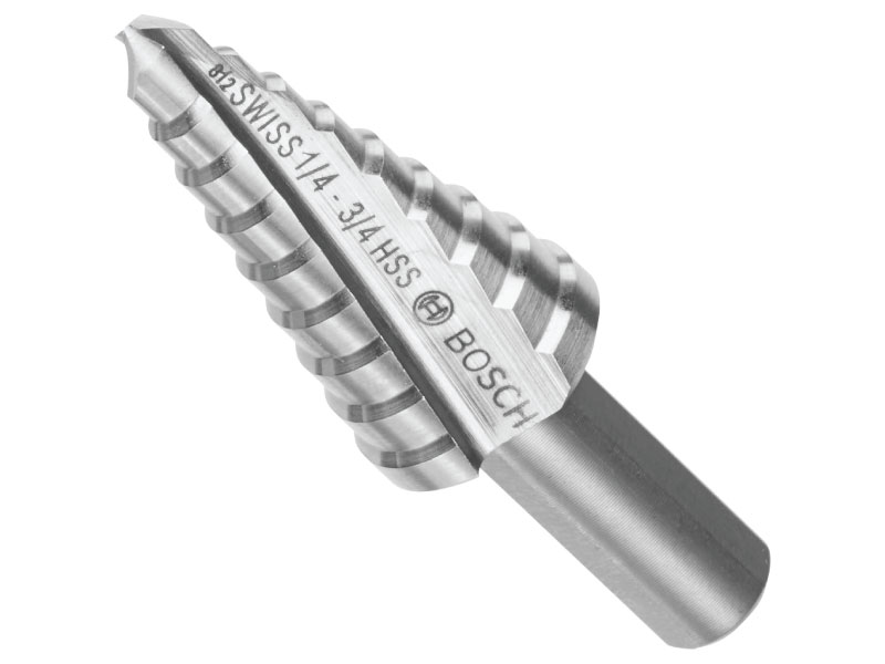 BOSCH® Turbo HighSpeed Steel Step Drill Bits