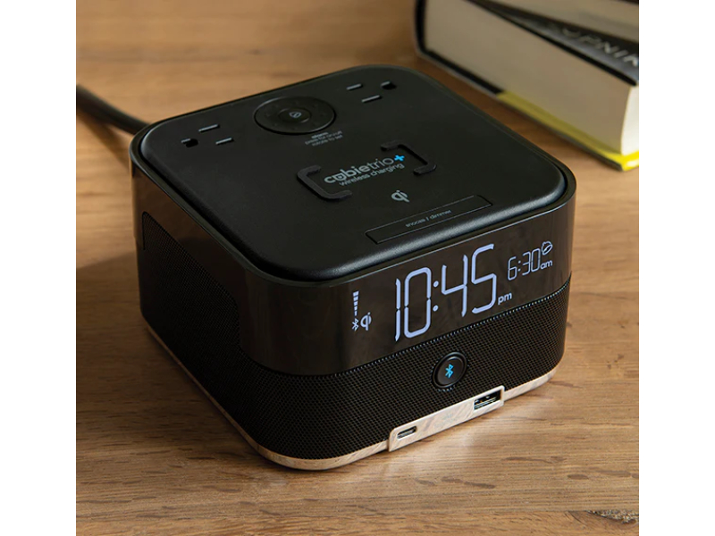 Brandstand® CubieTrio+® Multifunctional Nightstand Charging Device With ...