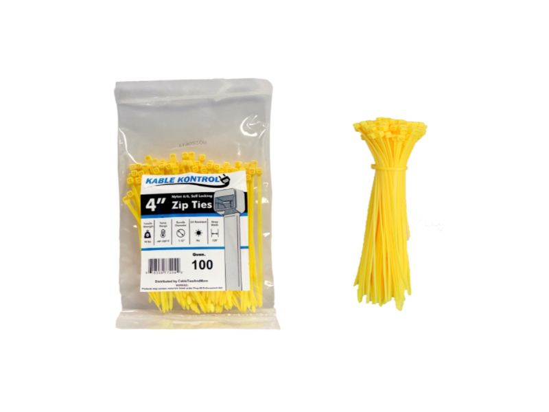 Yellow Zip Ties Kable Kontrol®