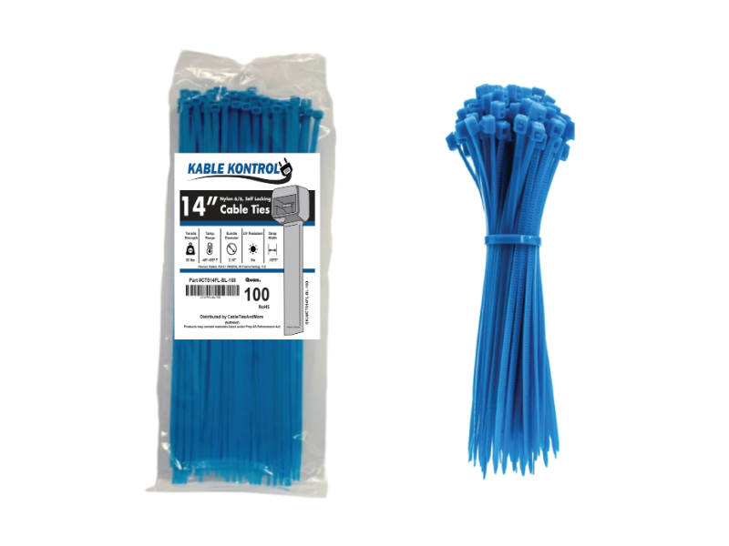 100 piece in Pack Cable Ties 203mm x 2.5mm Tie Nylon Wrap 