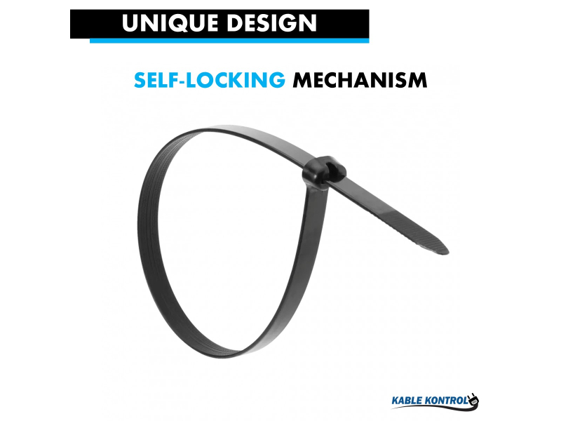 Metal Pawl Cable Ties | Metal Tooth Zip Ties| Kable Kontrol®