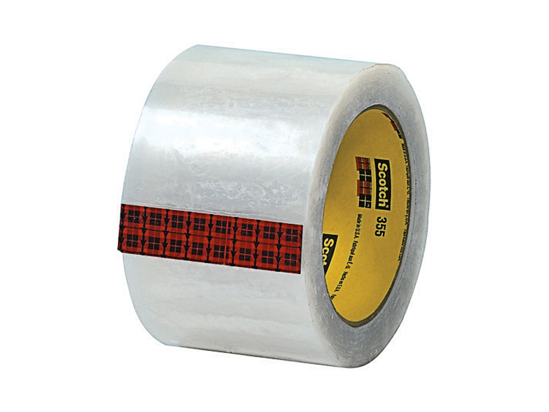 3M™ 355 Carton Sealing Tape 3.5 mil. 67 lb. tensile strength