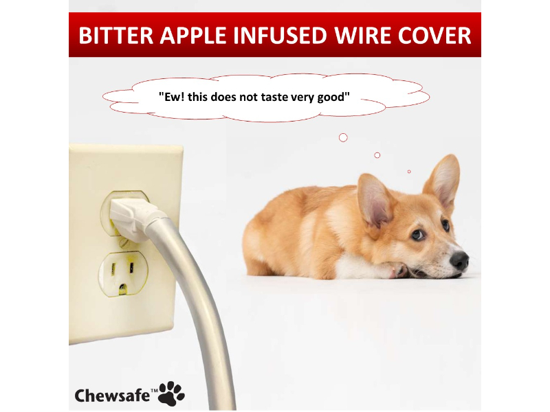 Chewsafe® Pet Resistant Cord Protector Cord Cover for Pets