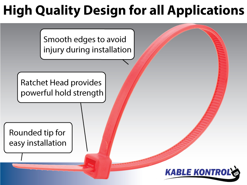 Colored Nylon Cable Ties Color Zip Ties Kable Kontrol®