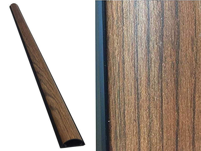 36 Chordsaver Cord Cover Dark Oak Woodgrain Finish