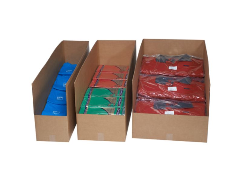 Pack Kontrol® Cardboard Warehouse Rack Bins