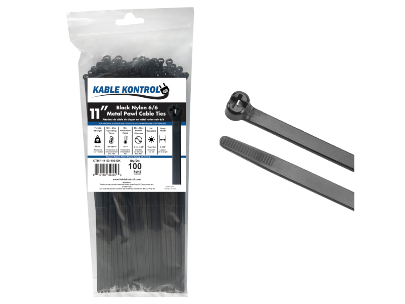 tie様 Metal Pawl Cable Ties | Metal Tooth Zip Ties| Kable Kontrol®