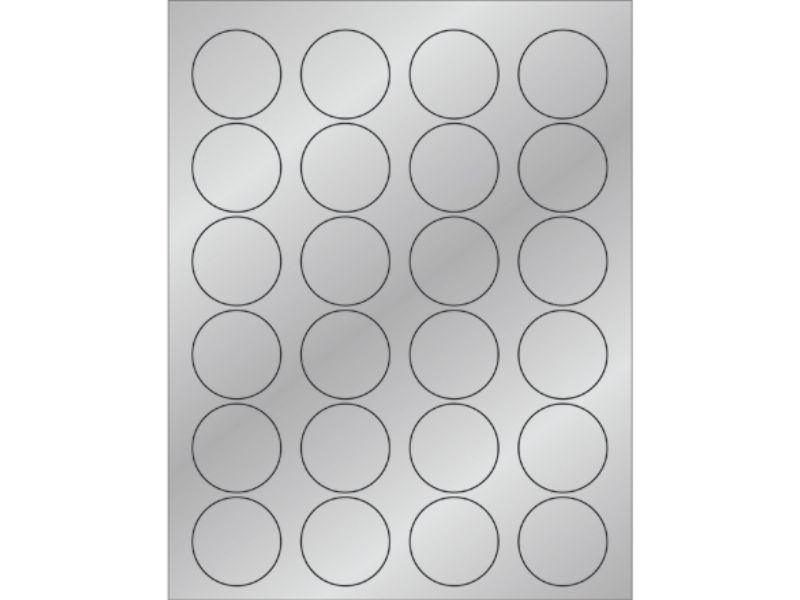 Foil Circle Laser Labels