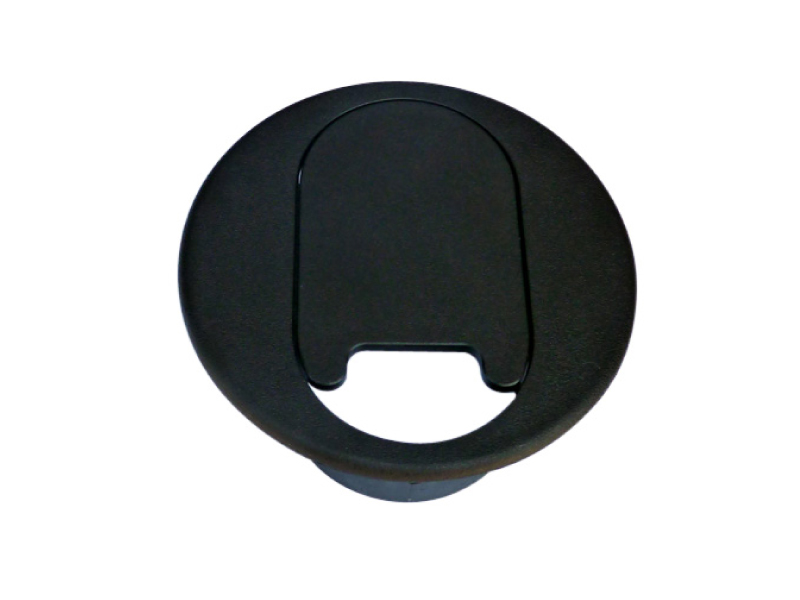 Oval Face Plastic Desk Grommets