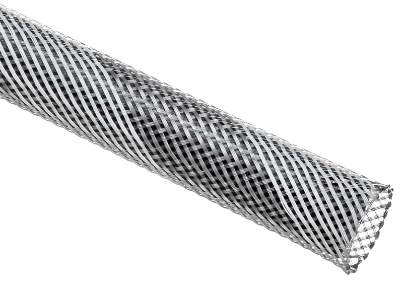 100’ Feet Long Braided Wire Wraps Mesh Wire Loom Diameter 1//2” Inch Kable Kontrol Cobra Expandable PET Braided Cable Sleeving Black Abrasion Resistant