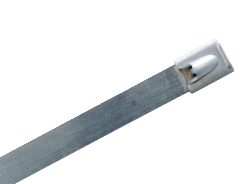 Stainless Steel Zip Ties 39.4" x 0.18" Metal Exhaust Wrap Cable Locking 10pcs 
