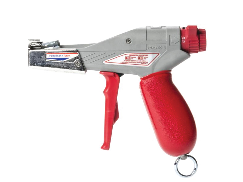 Cable clearance tie gun