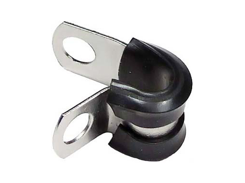 Stainless Steel Cable Clamps Rubber Insulated Cable Clamps