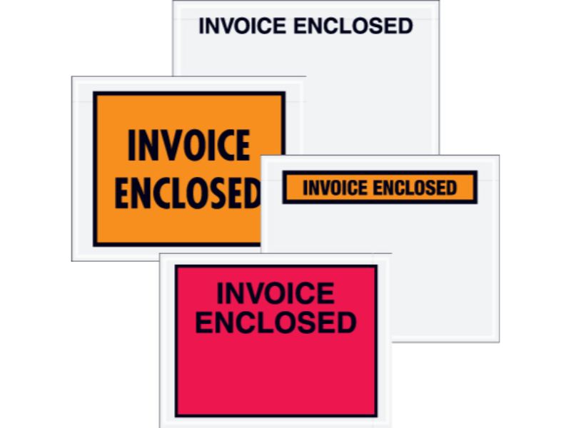 Pack Kontrol® 'Invoice Enclosed' Shipping Envelopes