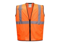 PORTWEST Vest Port Alabama Mesh Safety Vest - S - Orange