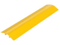 Yellow aluminum cable hose protector with 36