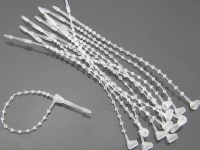 beaded zip ties for secure hold