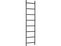 Steel Cable Ladder Tray System - 6 Inch Wide x 6 Feet Long - Black Powder Coat