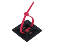 Black zip cable tie mount