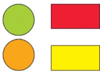Blank Circle & Rectangle Inventory Labels Packs