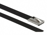 coated black stainless steel cable ties