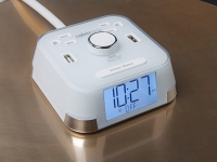 Cubie time Power data clock, white