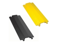 2 Do-lite drop over cord covers, one black and one yellow
