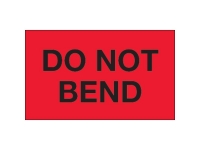 Do Not Bend Red Solid