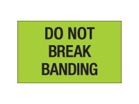 Do Not Break Banding Green Solid