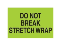 Do Not Break Stretch Wrap Green Solid