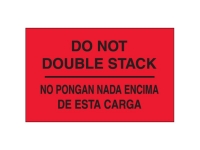 Do Not Double Stack Bilingual Red