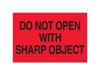 Do Not Open Wtih Sharp Red