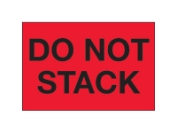 Do Not Stack Red Solid