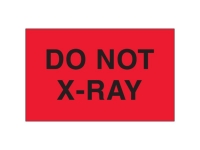 Do Not Xray Red Solid