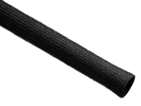 Black Dura-braid sleeving