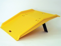 eagle yellow polyurethane dockplate side view