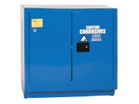 Eagle 22 gallon blue safety cabinet for corrosive acids 