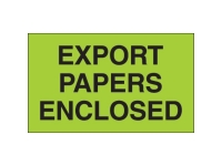 Export Papers Enclosed Green