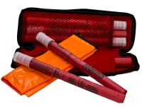 Emergency road safety kit, vest & flares