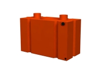 #2304-55 Modular security block barricade, Orange