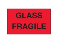 Glass Fragile Red