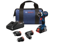 BOSCH Flexiclick 5-In-1 Drill/Driver System with (1) CORE18V 4.0 Ah Compact Battery - Brushless Connected-Ready - 18V